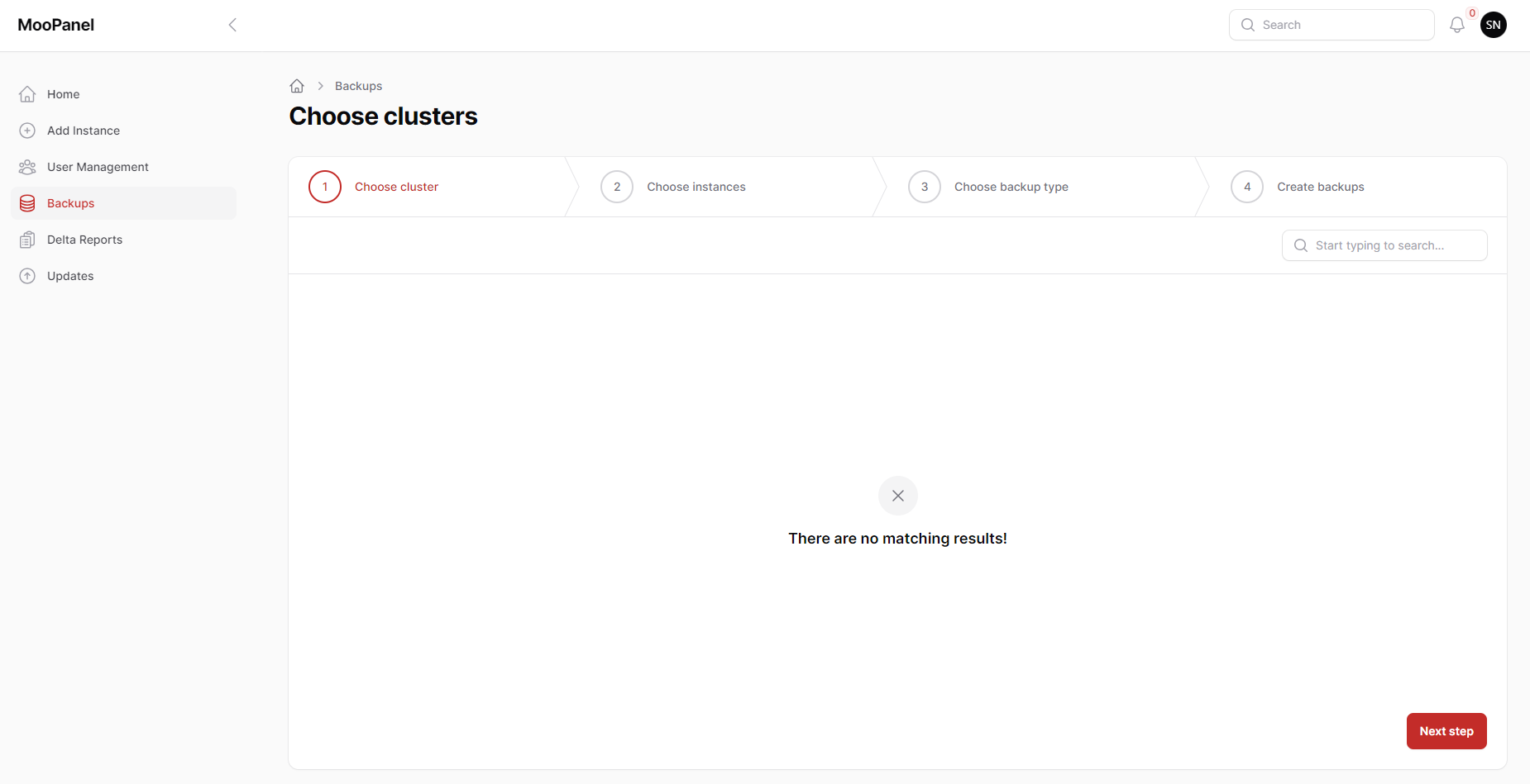 Moo panel clusters